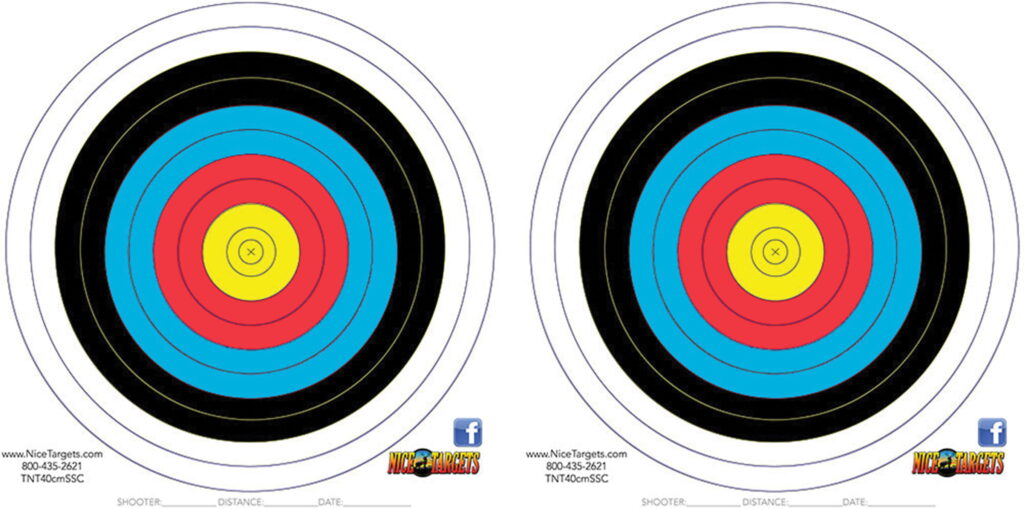 200ct Box 40cm Single Spot Color | NiceTargets