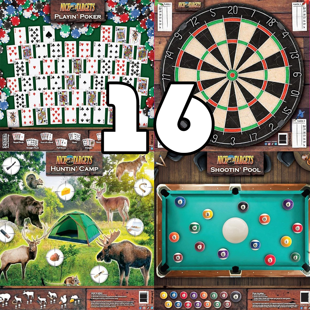 NiceTargets Games Value Pack (16 Targets)