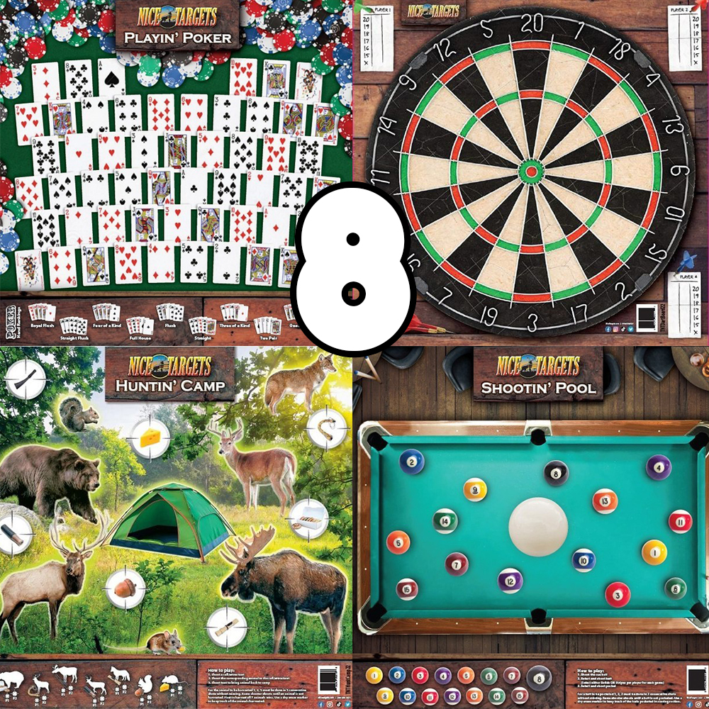 NiceTargets Games Value Pack (8 Targets)